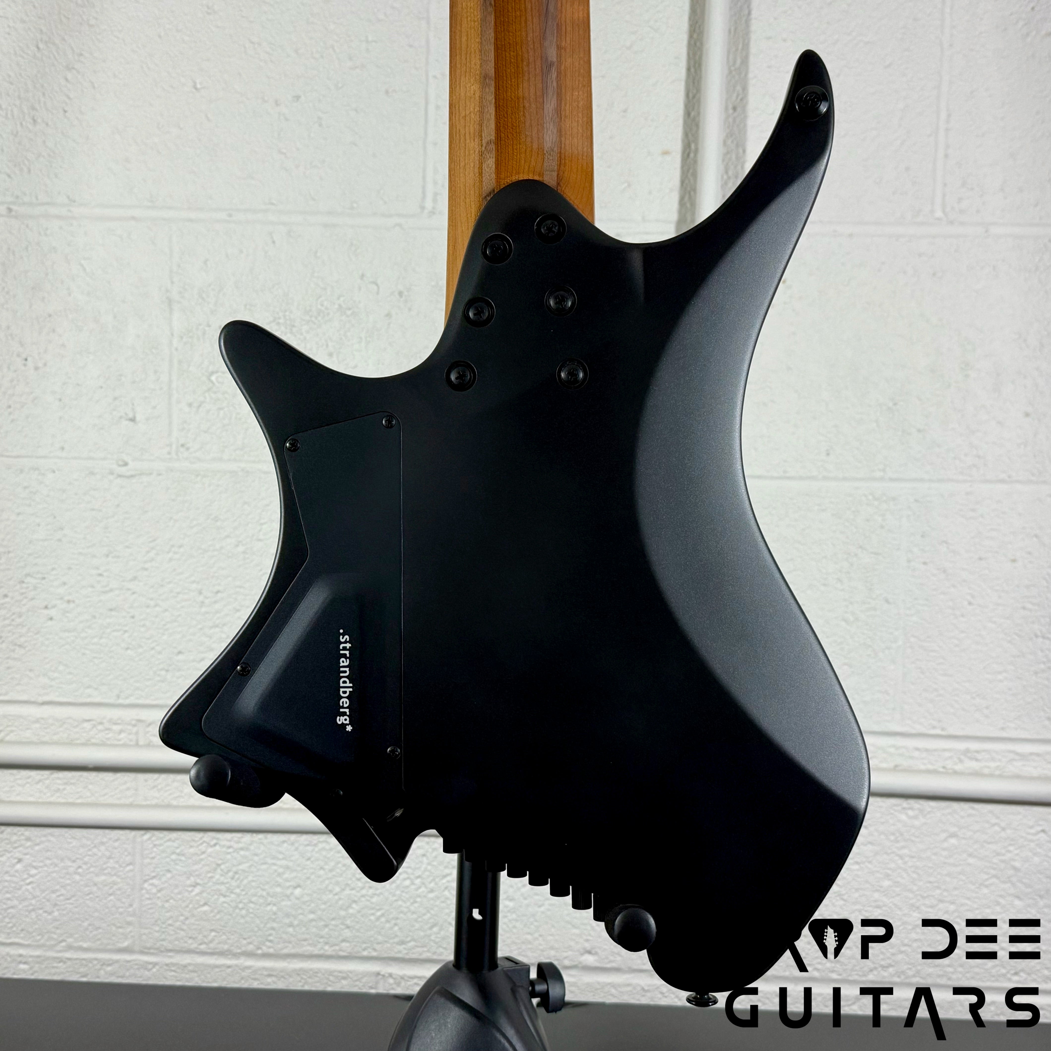 Strandberg Boden Standard N2.8 8-String Multiscale Headless Electric Guitar w/ Bag - Black Satin Metallic