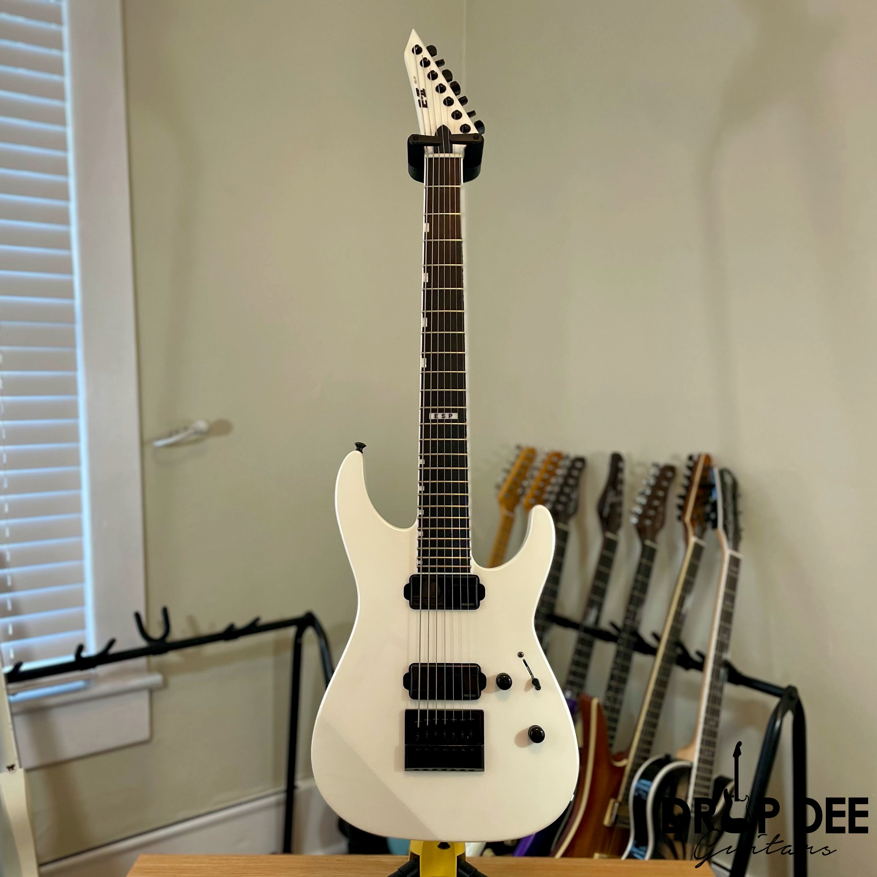 ESP E-II M-II 7B Baritone EverTune 7-String Electric Guitar w/ Case