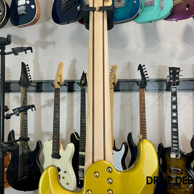 ESP LTD Javier Reyes Signature JRV-8 Baritone 8-String Electric Guitar w/ Case - Metallic Gold