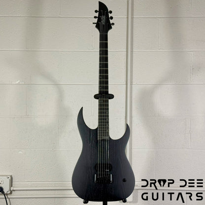 Schecter Diamond Series Keith Merrow KM-6 MK-III EX Baritone Electric Guitar - Satin Black Open Pore