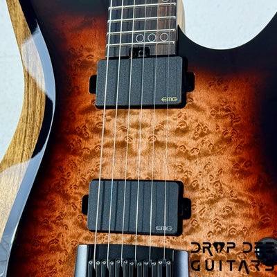 Schecter Custom Shop Sunset Extreme 6 Prototype Electric Guitar w/ Case - Bronze Burst