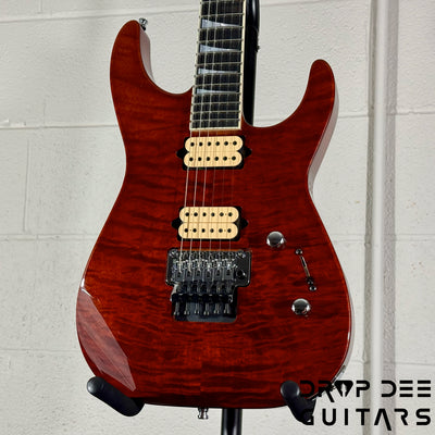Jackson Custom Shop Soloist 2H FR Electric Guitar w/ Case - Root Beer Trans