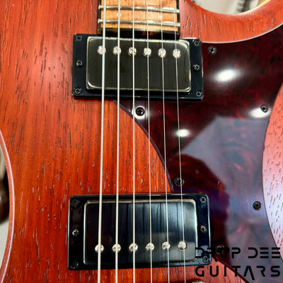 Dunable USA Custom Shop R2 Baritone Electric Guitar w/ Case - Light Reddish Brown