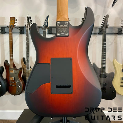 Schecter USA Custom Shop Sunset Custom-II HSS Electric Guitar w/ Case - Tiger Eye Satin