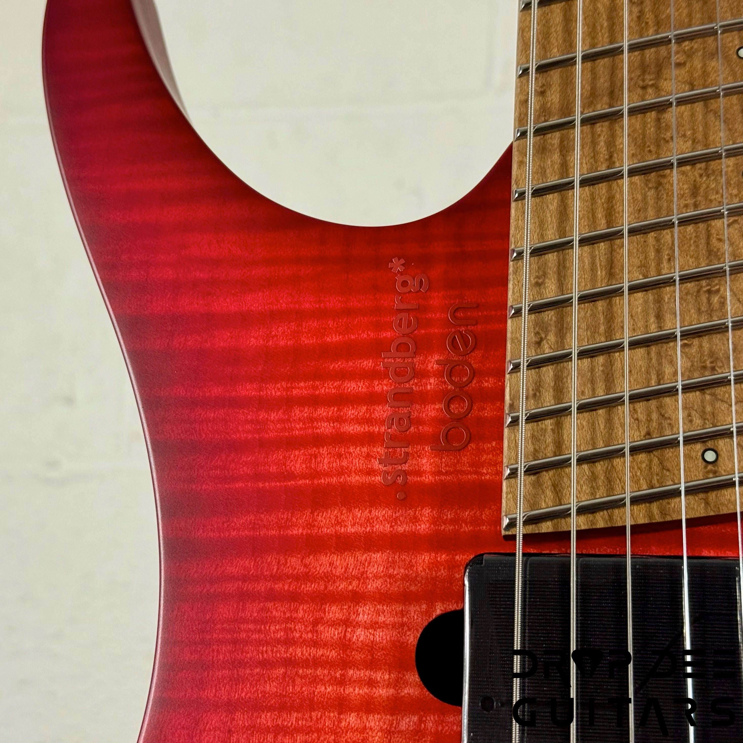 Strandberg Boden Original N2.6 Multiscale Headless Electric Guitar w/ Bag - Sunset Coral Burst Satin