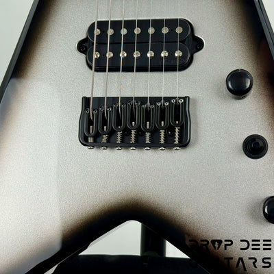 Jackson USA Custom Shop Special Edition King V 7 7-String Electric Guitar w/ Case - Silverburst