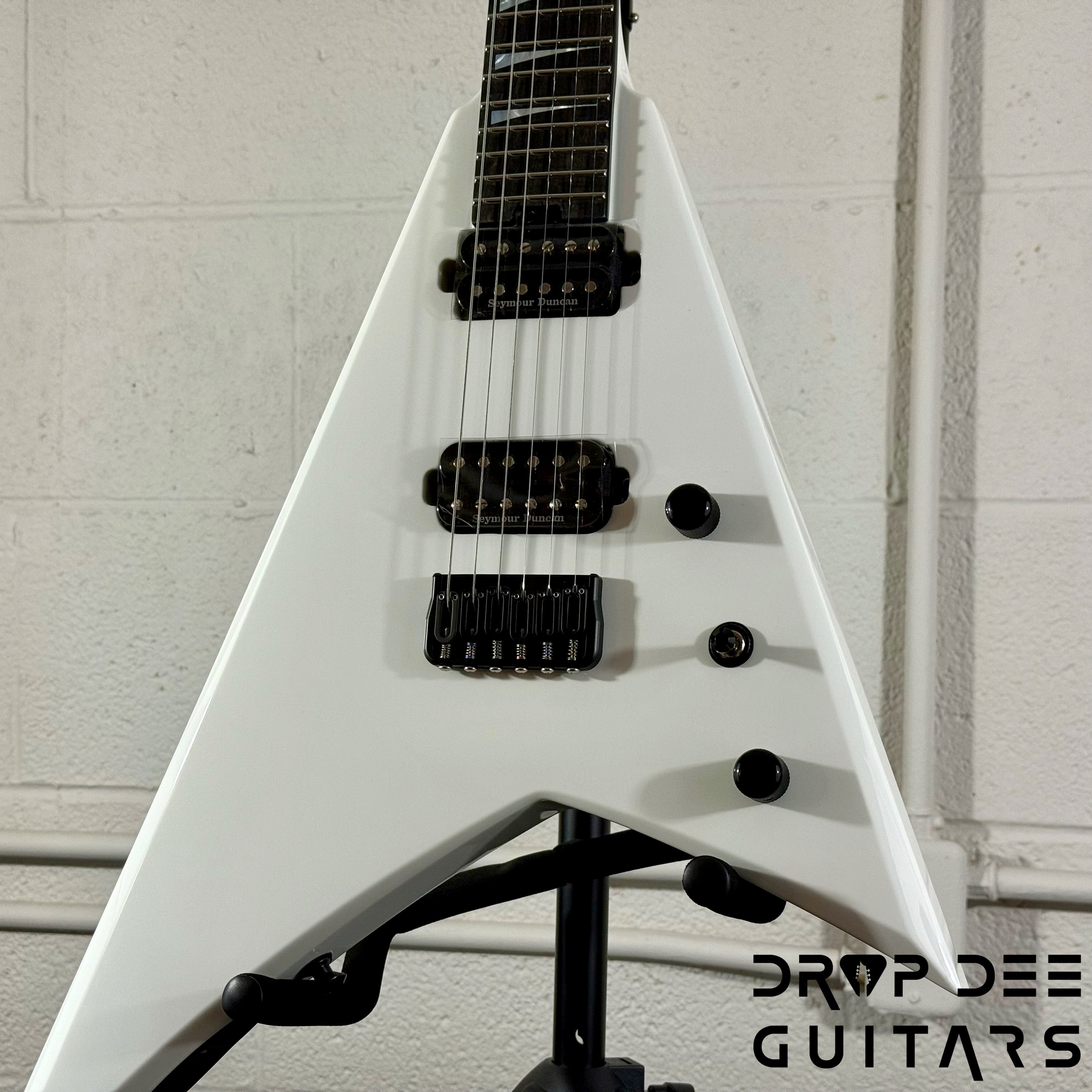 Jackson American Series Rhoads RR24 HT Electric Guitar w/ Case - Snow White