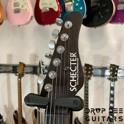 Schecter USA Custom Shop Nick Johnston Traditional Electric Guitar w/ Case - Lake Placid Blue over 3-Tone Sunburst (Heavy Relic)