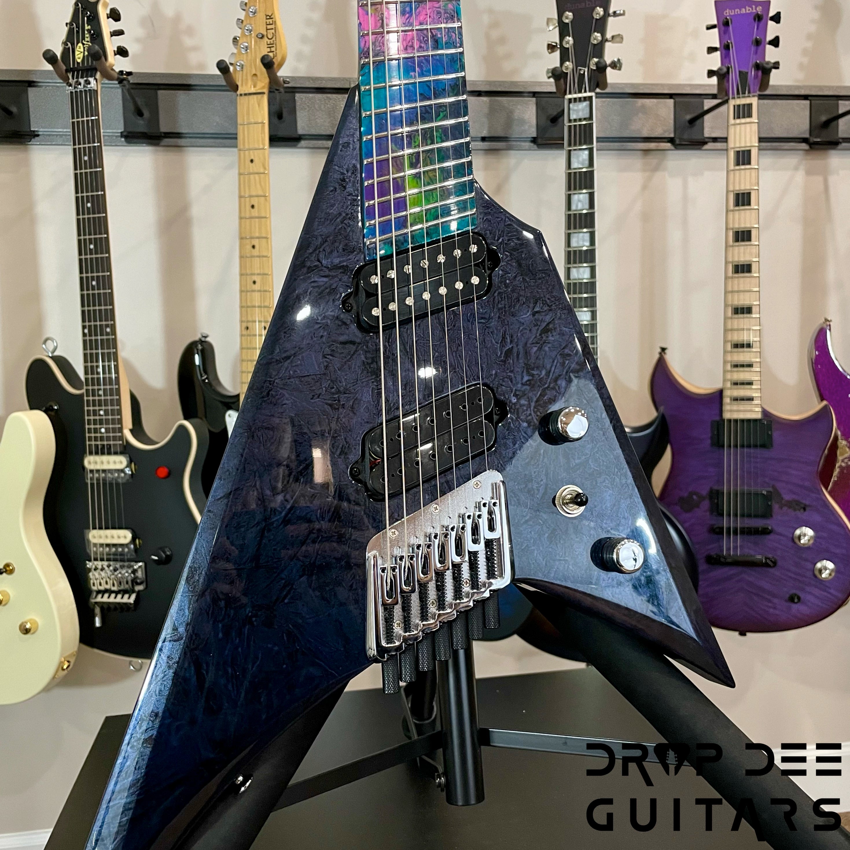 Ormsby Custom Shop Headless Metal V Multiscale 7-String Electric Guitar w/ Bag