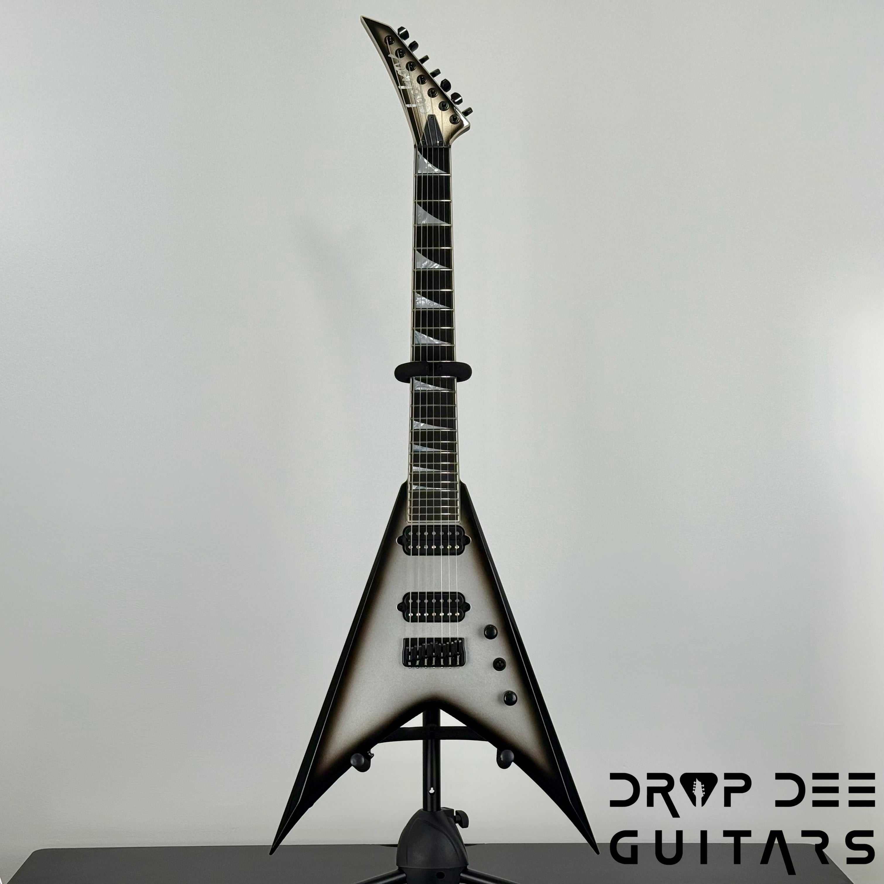 Jackson USA Custom Shop Special Edition King V 7 7-String Electric Guitar w/ Case - Silverburst