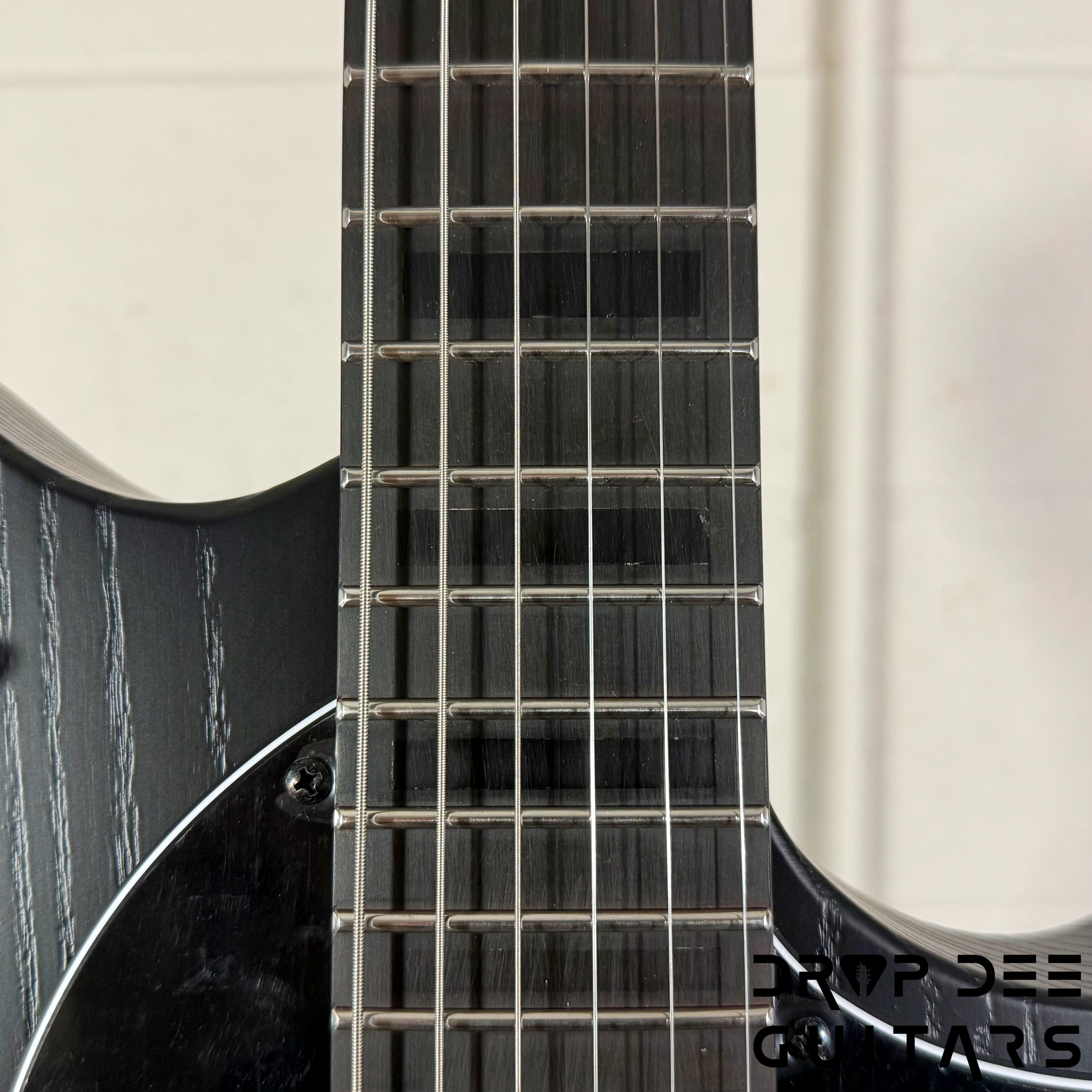 Balaguer 10th Anniversary Espada Modern Baritone Electric Guitar w/ Case - Rustic Black Satin