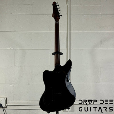 Balaguer DDG Exclusive Select Series Growler Baritone Electric Guitar w/ Bag - See-Thru Two-Tone Black Edge Burst