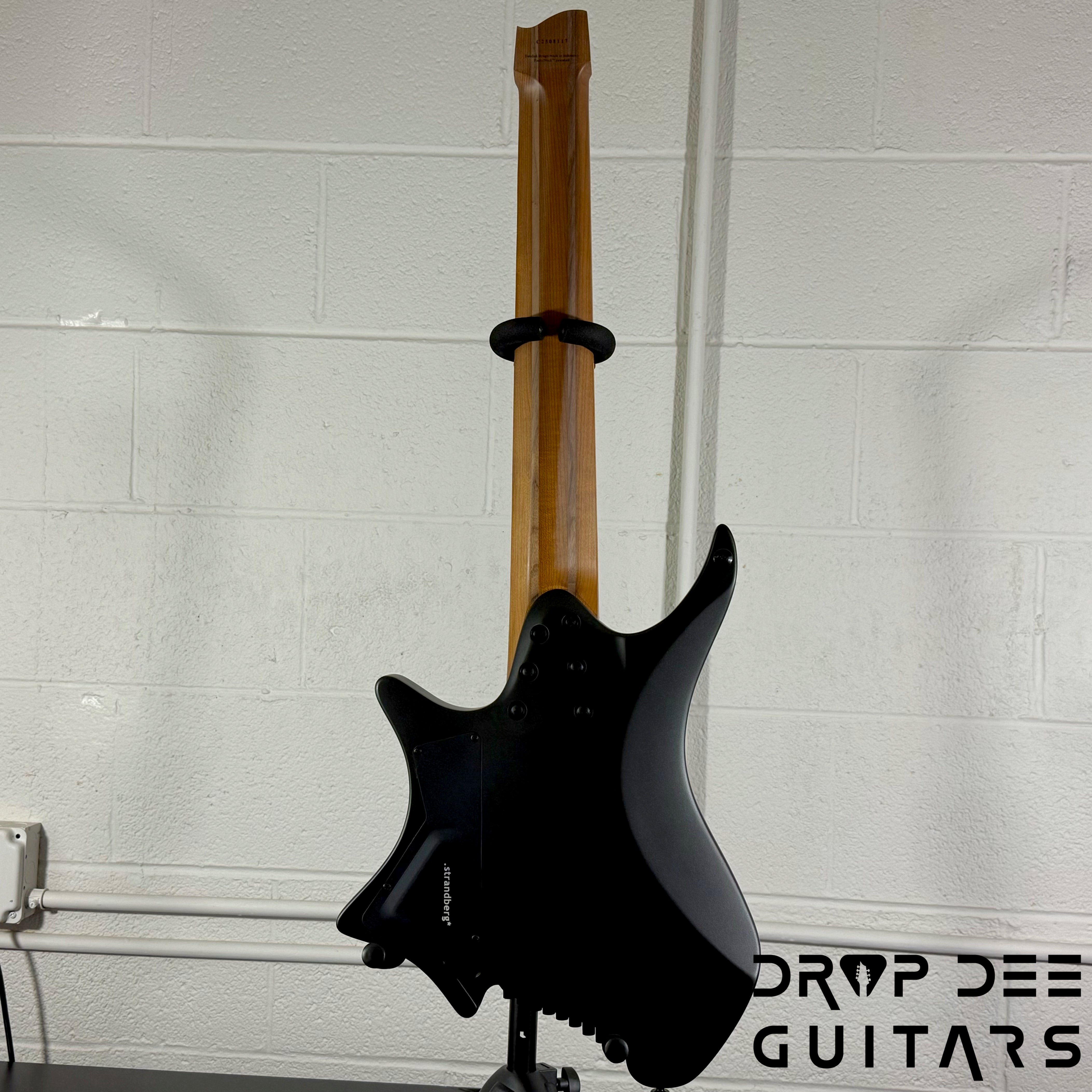 Strandberg Boden Standard N2.8 8-String Multiscale Headless Electric Guitar w/ Bag - Black Satin Metallic