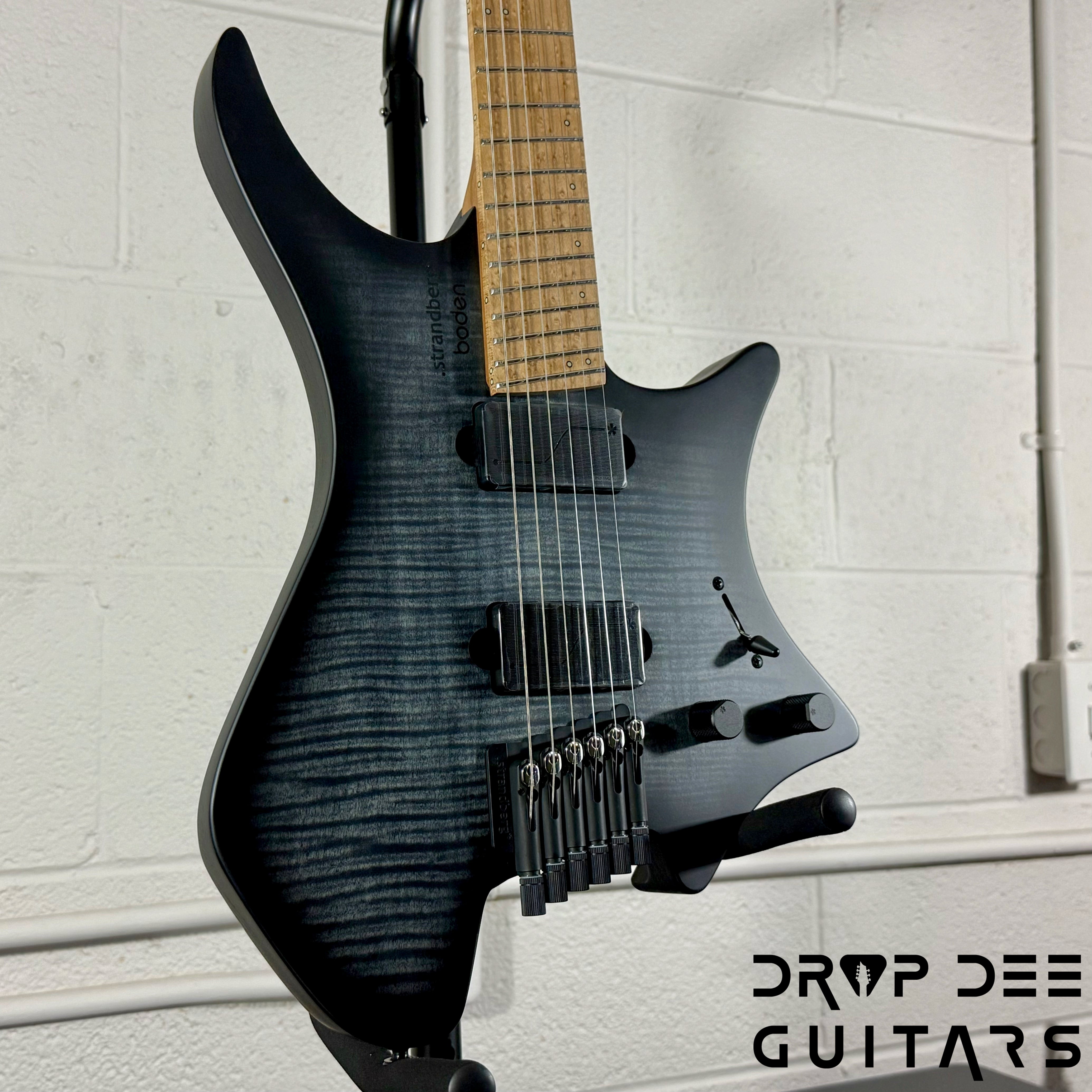 Strandberg Boden Original N2.6 Multiscale Headless Electric Guitar w/ Bag - Black Denim Burst Satin