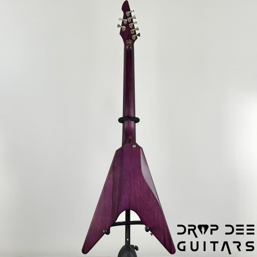 Dunable USA Custom Shop Asteroid 7 7-String Electric Guitar w/ Case - Trans Purple