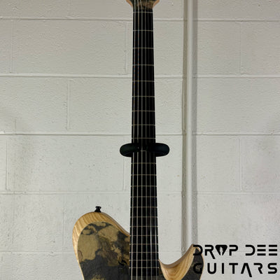 GV Guitars Mercenary Baritone Electric Guitar w/ Case - Stone