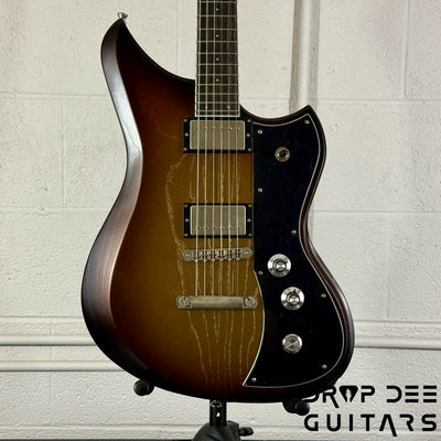 Dunable USA Custom Shop Yeti Baritone Electric Guitar w/ Case - Gold Burst