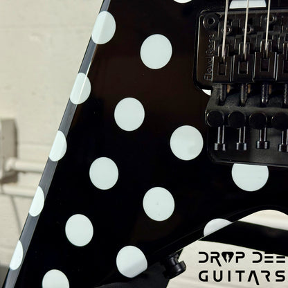 Jackson Pro Series Limited Edition Signature Phil Demmel KV King V Electric Guitar w/ Case - Polka Dot