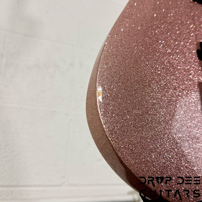 Balaguer USA Series Seraph Modern 7 Baritone 7-String Electric Guitar w/ Case (824) - Gloss Metallic Rose Gold