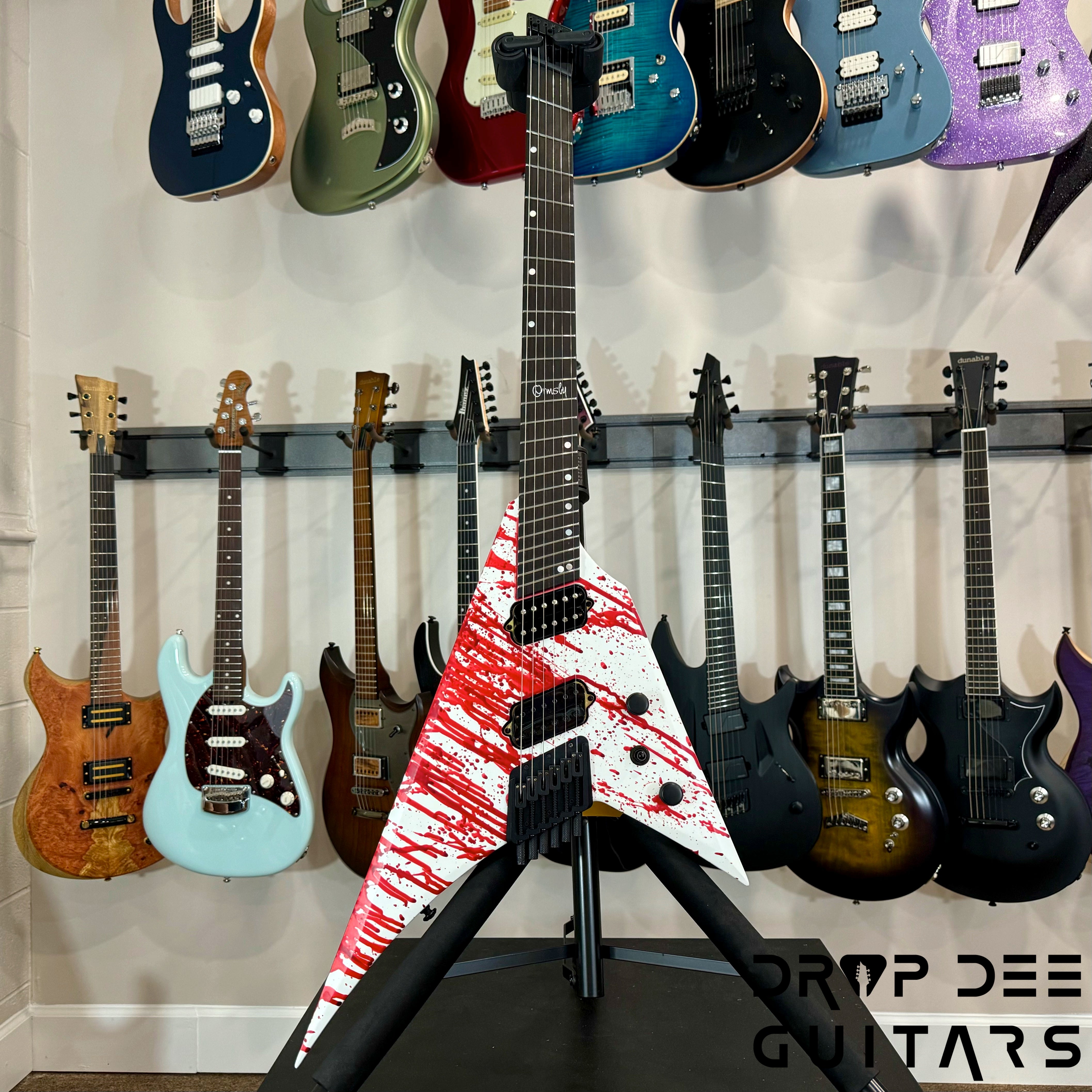 Ormsby Metal V Headless GTR Multiscale Electric Guitar w/ Bag