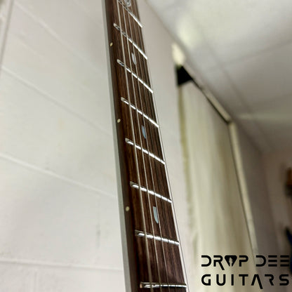 Ernie Ball Music Man JP13 6 Electric Guitar w/ Case - Platinum Silver