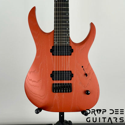 Mayones Duvell DT 7 7-String Baritone Electric Guitar w/ Case - Monolith Metallic Copper