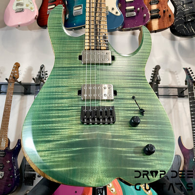 SMP Custom Shop Orpheus Electric Guitar w/ Case - Trans Green