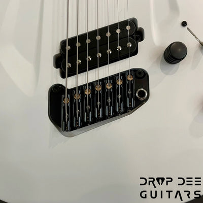 Aristides 070SR Multiscale 7-String Electric Guitar w/ Bag - Rustic White