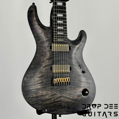 Mayones Regius Core 7 7-String Electric Guitar w/ Case - Antique Black Matt