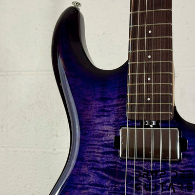 Ernie Ball Music Man Luke 4 HH Electric Guitar w/ Case - Grape Slushie