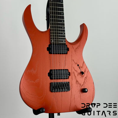 Mayones Duvell DT 7 7-String Baritone Electric Guitar w/ Case - Monolith Metallic Copper