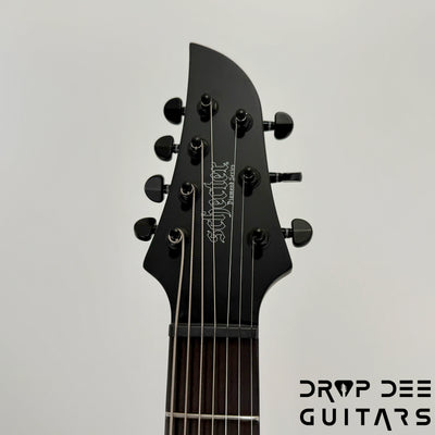 Schecter Diamond Series Keith Merrow KM-7 MK-III EX 7-String Baritone Electric Guitar - Satin Black Open Pore