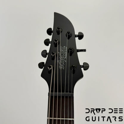 Schecter Diamond Series Keith Merrow KM-7 MK-III EX 7-String Baritone Electric Guitar - Satin Black Open Pore