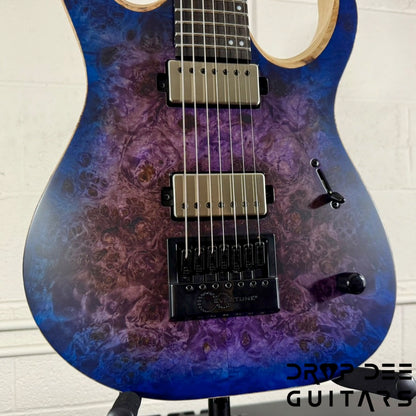 Mayones Duvell Elite 4Ever 7 Baritone Evertune 7-String Electric Guitar w/ Case