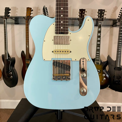 Schecter Custom Shop PT Wembley Studio Electric Guitar w/ Case - Sonic Blue Aged Nitro