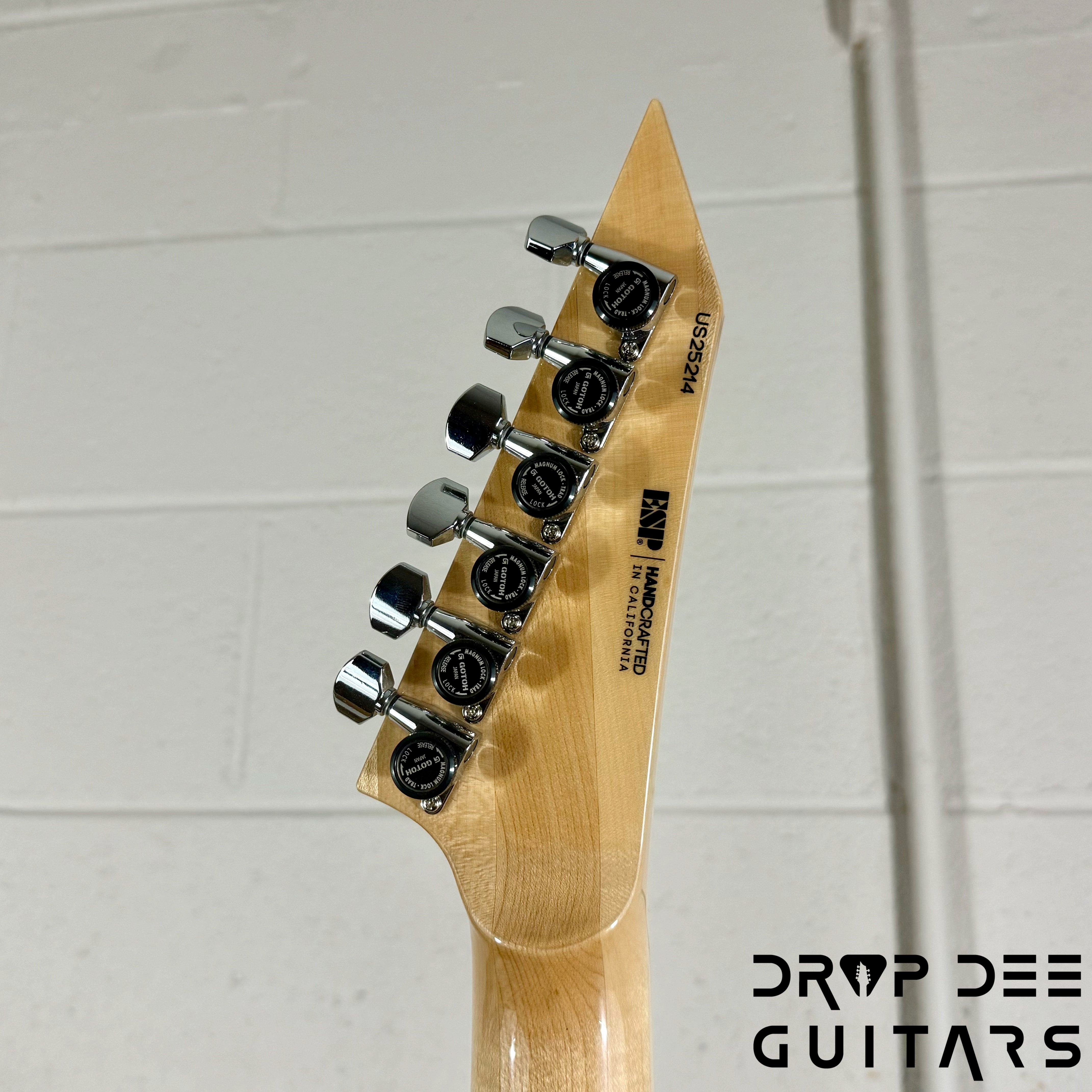 ESP USA M-II NTB NT Electric Guitar w/ Case - Aqua Marine Sunburst