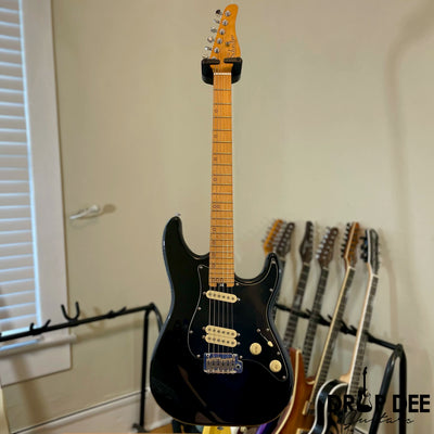 Schecter MV-6 Electric Guitar - Gloss Black