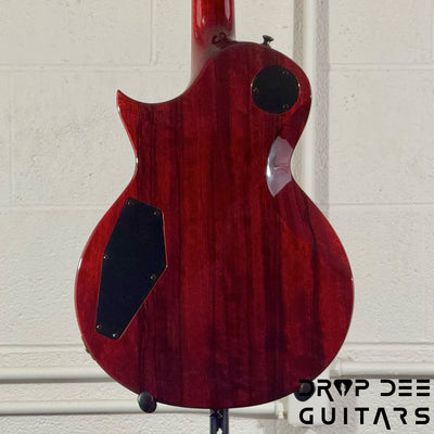 ESP USA Limited Edition Eclipse Black Limba Electric Guitar w/ Case - Black Cherry