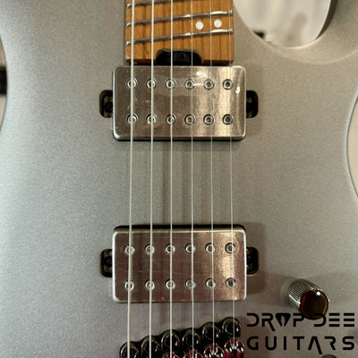 Ibanez Quest QX52 Headless Electric Guitar w/ Bag - Metallic Gray Matte