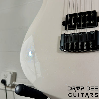 Balaguer USA Series Seraph Modern Electric Guitar w/ Case (324) - Gloss Metallic Jewel White