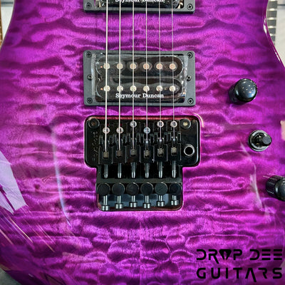 Jackson Custom Shop Dinky FR Electric Guitar w/ Case - Purple Burst