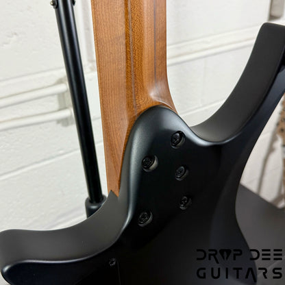 Strandberg Boden Standard N2.7 7-String Multiscale Headless Electric Guitar w/ Bag - Black Satin Metallic