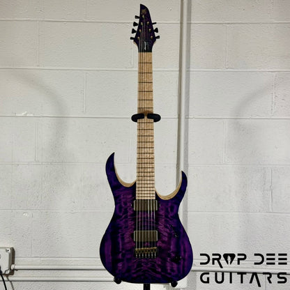 Mayones Duvell Elite 7 Baritone 7-String Electric Guitar w/ Case