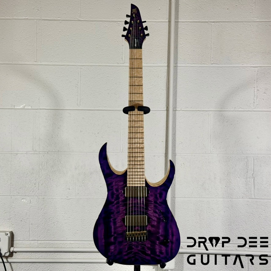Mayones Duvell Elite 7 Baritone 7-String Electric Guitar w/ Case