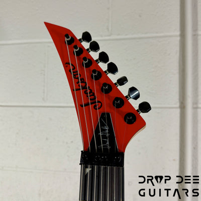 Jackson Pro Series Dave Davidson Signature WR7 Baritone 7-String Electric Guitar w/ Bag - Ferrari Red