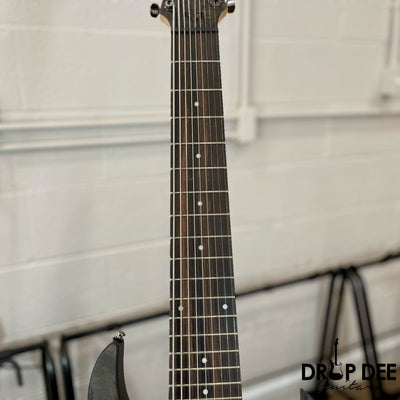 Ibanez Axe Lab Design RG9PB Baritone 9-String Electric Guitar - Transparent Flat Gray