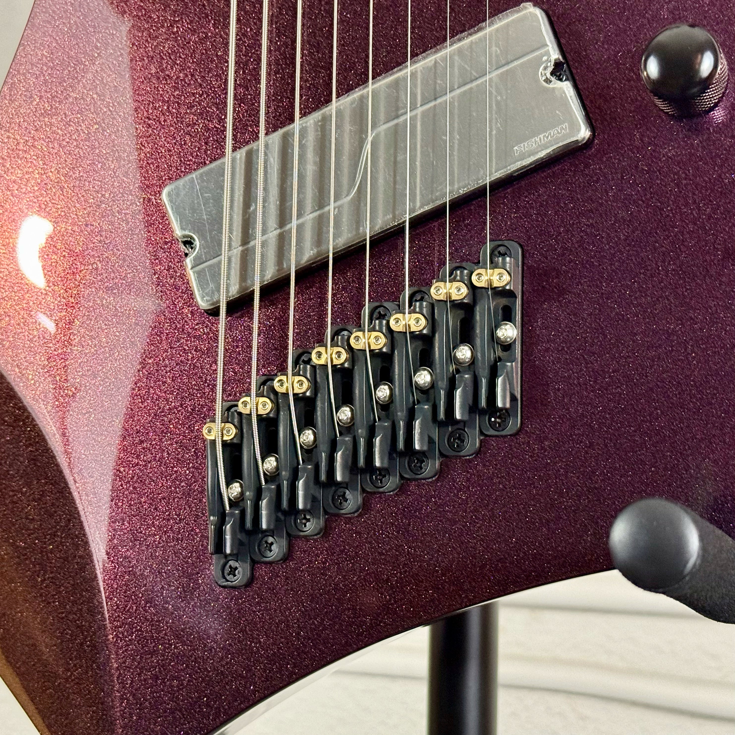 Ibanez Alpha A528 Multiscale 8-String Electric Guitar w/ Bag - Coral Mirage