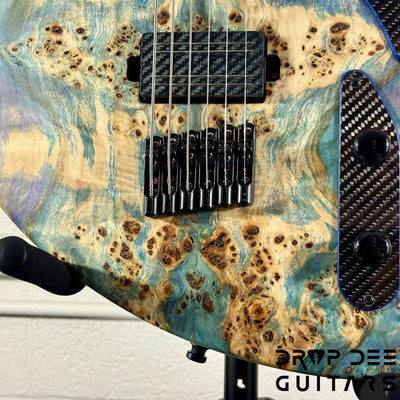 GV Guitars Vincent Baritone Electric Guitar w/ Case - Natural