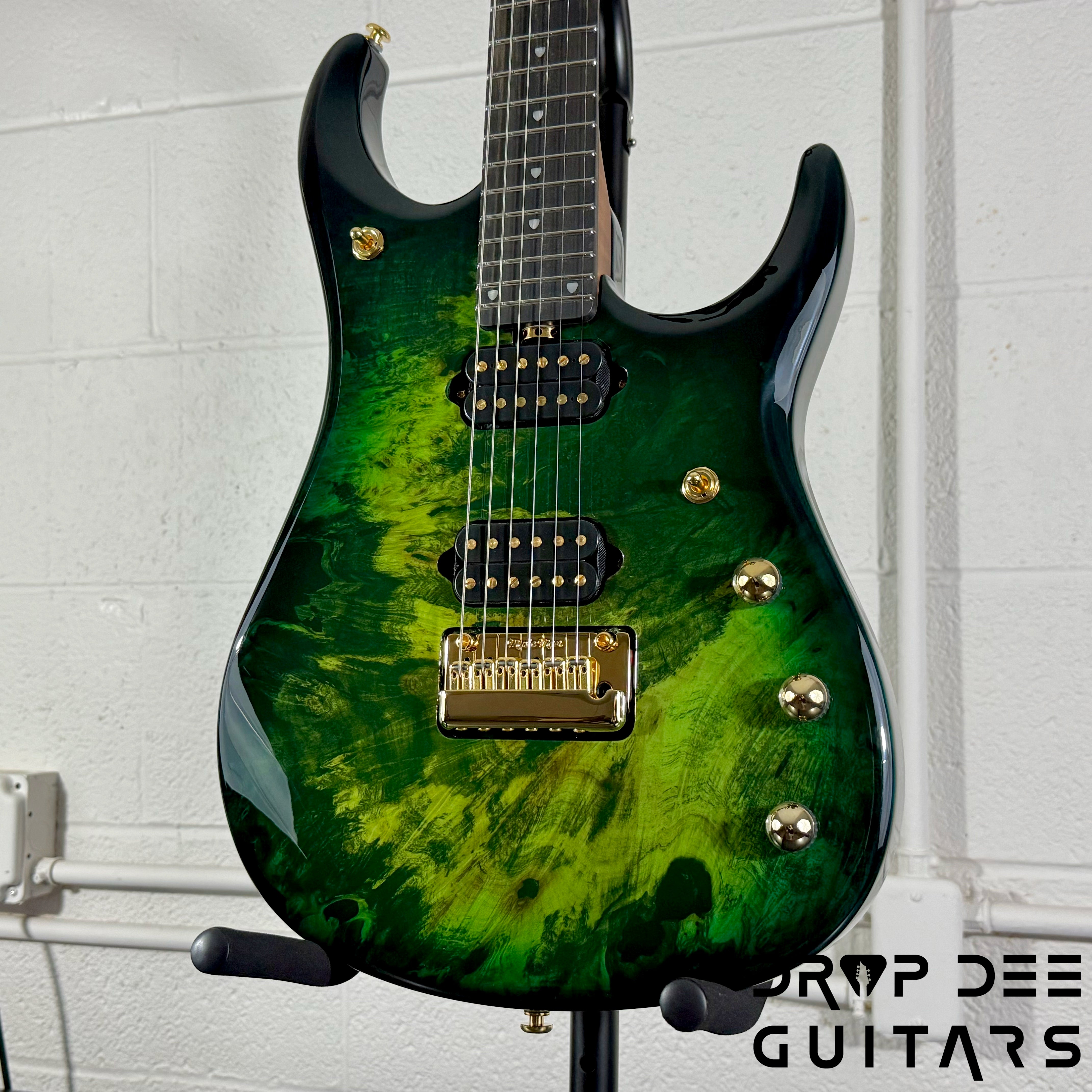 Ernie Ball Music Man BFR JP15 Electric Guitar w/ Case - Toxic Sludge