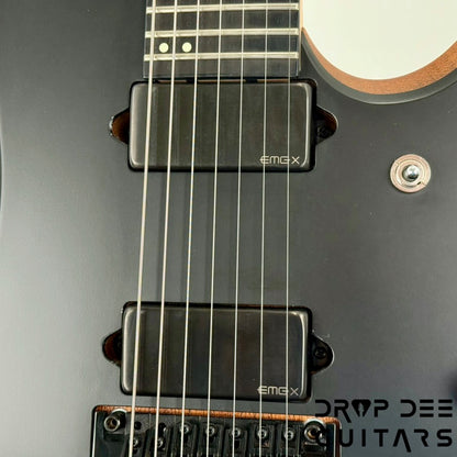 Ibanez Prestige RGDR4327 Baritone 7-String Electric Guitar w/ Case - Natural Flat